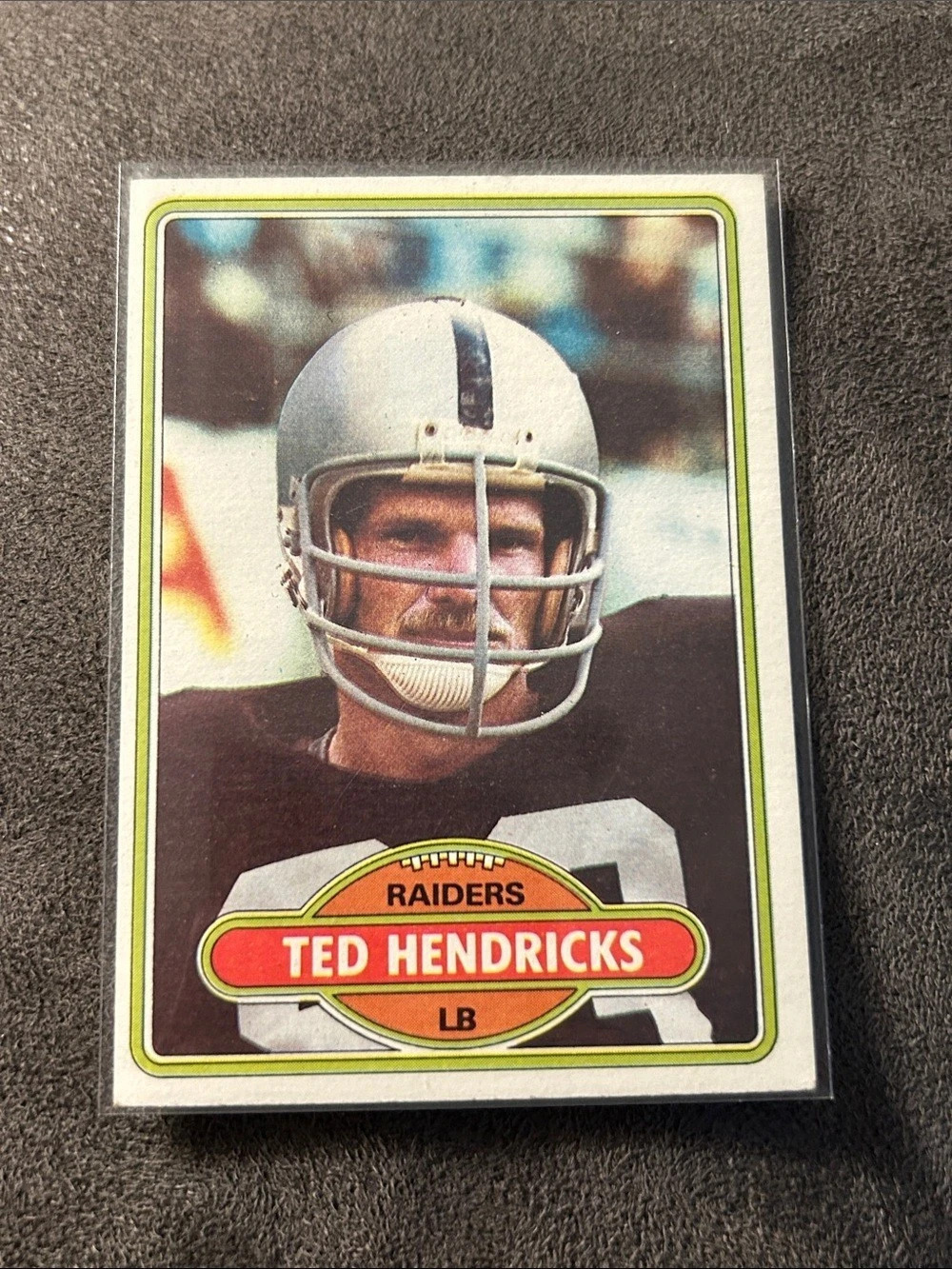 1980 Topps #489 Ted Hendricks Oakland Raiders